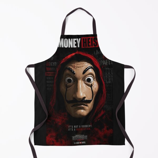 Artikelvorschau, Haus des Geldes Salvador Dali Maskenposter Kunst entworfen und verkauft von CrazyRedBubble1.