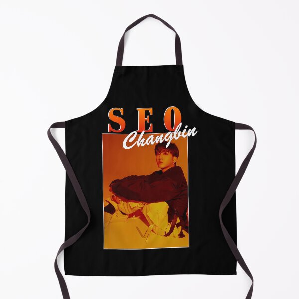 Item preview, Seo Changbin Orange Background Portrait Kpop Idol designed and sold by Guacamole Greg.