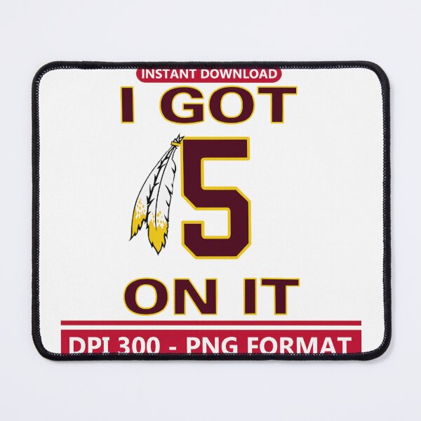 Item preview, Bold Number 5 Feather Sports Fan Graphic designed and sold by AndrewJac21264.