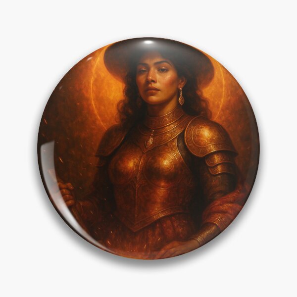 Item preview, Forge Reina — Fire Blacksmith Goddess Art designed and sold by PixelBrujeria.