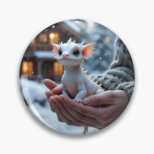 Item preview, Ice Dragon Perch – Winter Fantasy Creature Art designed and sold by nhk999.