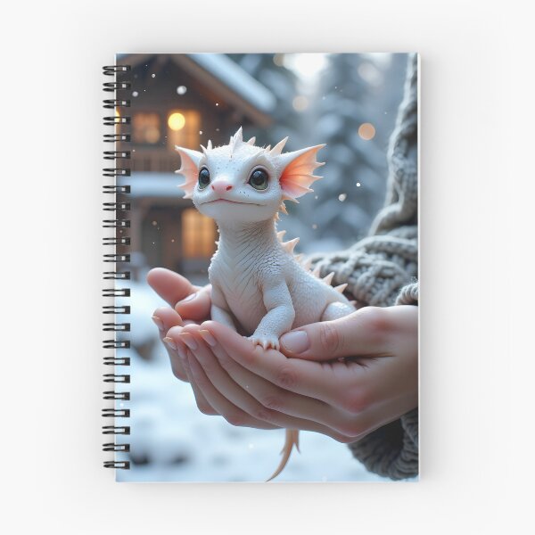 Item preview, Ice Dragon Perch – Winter Fantasy Creature Art designed and sold by nhk999.