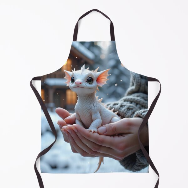Item preview, Ice Dragon Perch – Winter Fantasy Creature Art designed and sold by nhk999.
