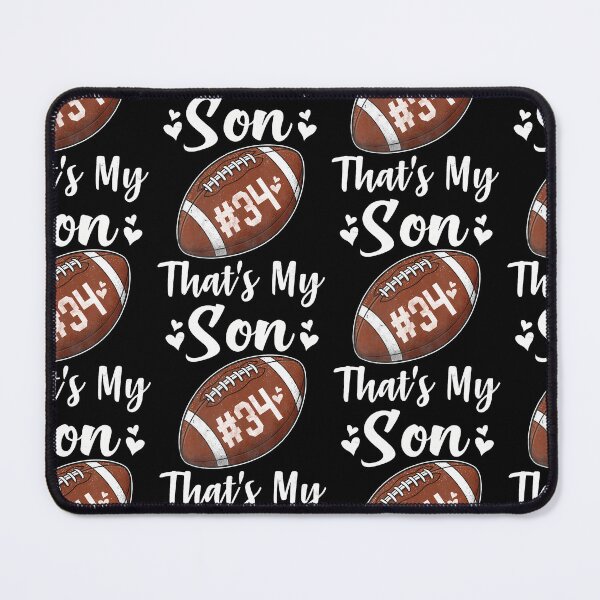 Item preview, Football Jersey Number 34 That'S My Son Football 34 designed and sold by Trippy-Toad.