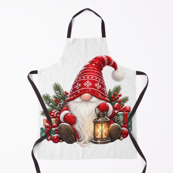 Item preview, Cozy Christmas Gnome with Lantern designed and sold by TinyWeird.