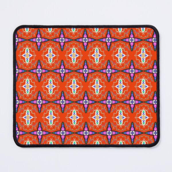 Item preview, Orange abstract ethnic pattern seamless background designed and sold by Aesthetic shapes design.