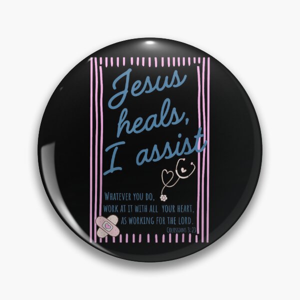 Item preview, Jesus Heals Funny Christian Faith designed and sold by Foxintheloart.
