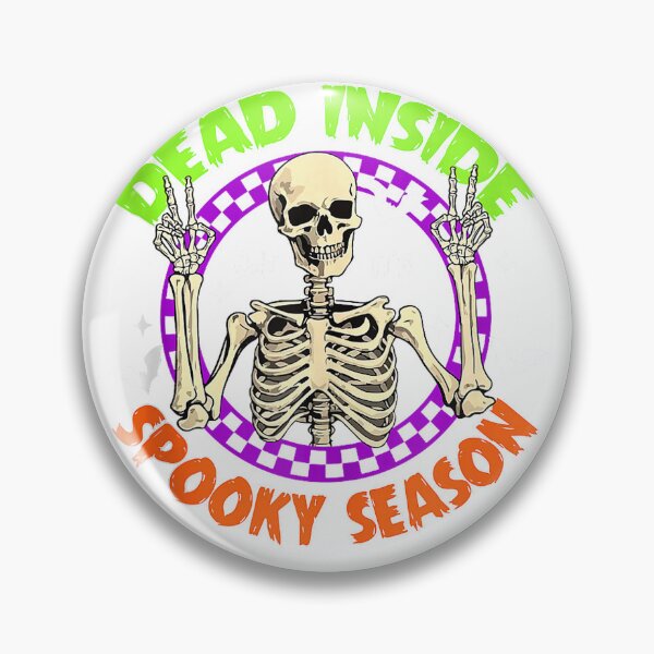 Item preview, Dead Inside But It's Spooky Season Fall Pumpkin Halloween Tank Top designed and sold by RoReshop.