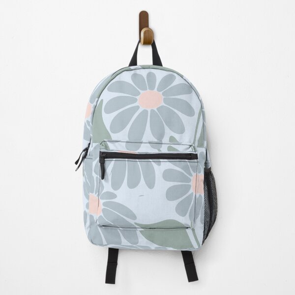 Item preview, Retro daisy (faded denim color) designed and sold by 247DesignStudio.