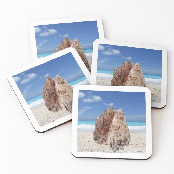 Item preview,  Shells against blue sky and turquoise sea. designed and sold by Kcreate242.