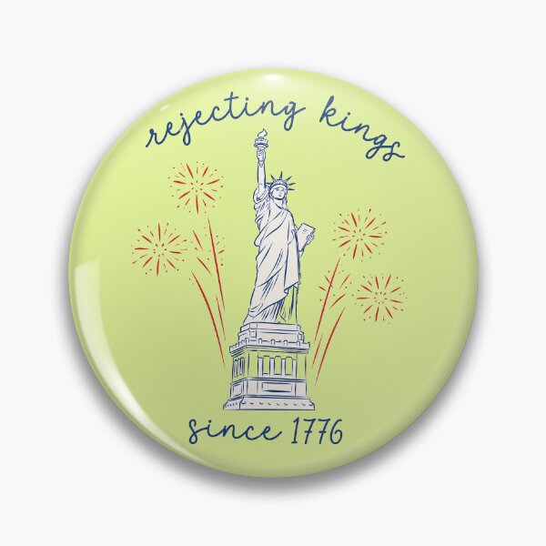 Item preview, Liberal fourth of July, rejecting kings since 1776 designed and sold by nasr-say.