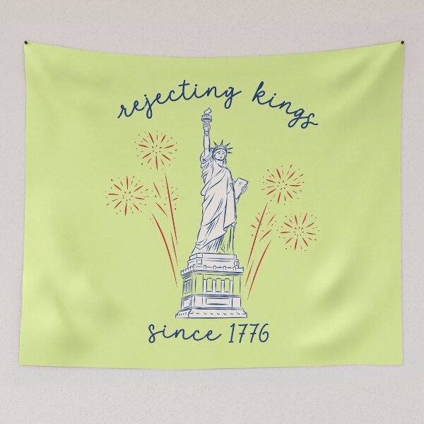 Item preview, Liberal fourth of July, rejecting kings since 1776 designed and sold by nasr-say.