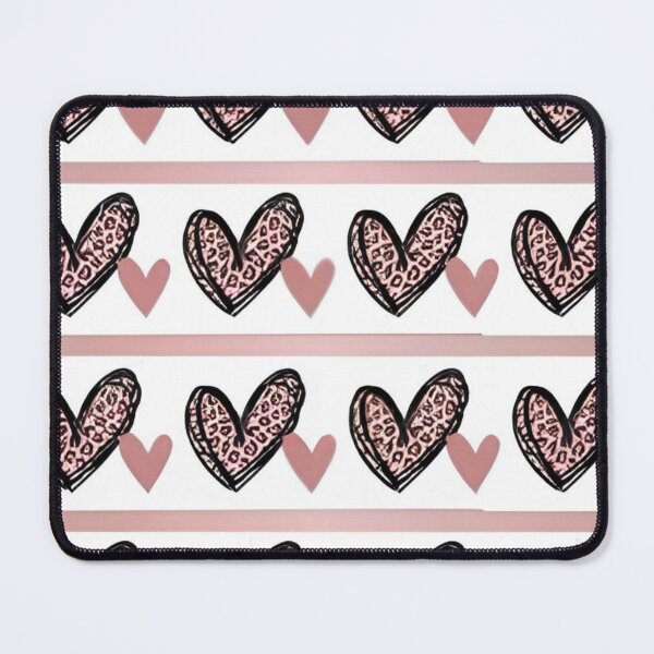 Item preview, Pink Leopard Hearts Cute Coquette Seamless Pattern Art designed and sold by LuxocaDesigns24.