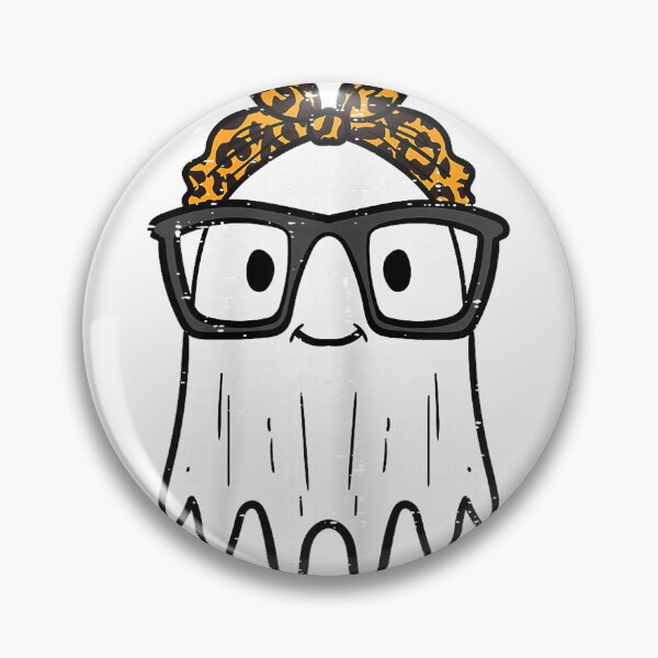 Item preview, Halloween Ghost Glasses Cute Costume Girl Kids Toddler Women T-Shirt designed and sold by Cafe18.