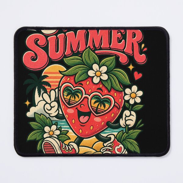 Item preview, Sweet Summer – Cute Vintage Strawberry Retro Cartoon designed and sold by JatCreative.