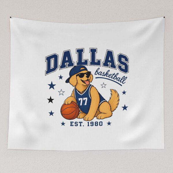 Item preview, Retro Basketball Dog designed and sold by KyonnaMakle.