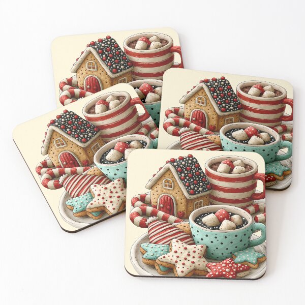 Item preview, Cozy Christmas Hot Chocolate and Cookies designed and sold by colorful-white.