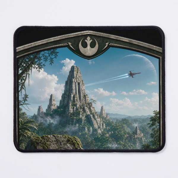 Item preview, Yavin IV Nature Landscape designed and sold by FrontierCosmic.