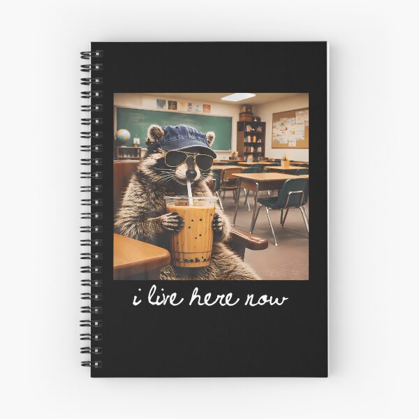 Item preview, Welcome Back To School I Live Here Now Raccoon designed and sold by Trippy-Toad.