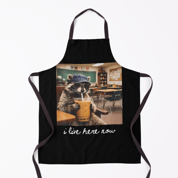 Item preview, Welcome Back To School I Live Here Now Raccoon designed and sold by Trippy-Toad.