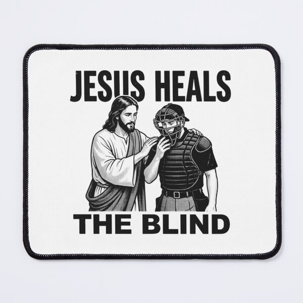 Item preview, Jesus Heals The Blind Funny designed and sold by Foxintheloart.