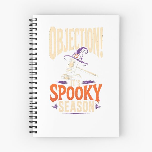 Item preview, Halloween Lawyer Objection It's Spooky Season Gift Pullover Hoodie designed and sold by Cafe18.