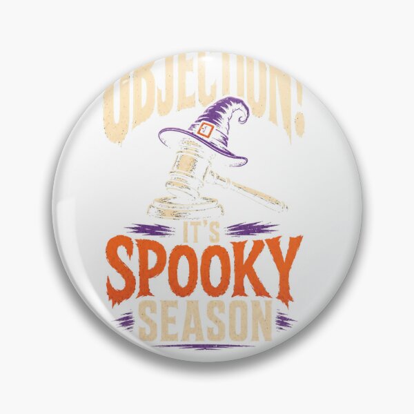 Item preview, Halloween Lawyer Objection It's Spooky Season Gift Pullover Hoodie designed and sold by Cafe18.