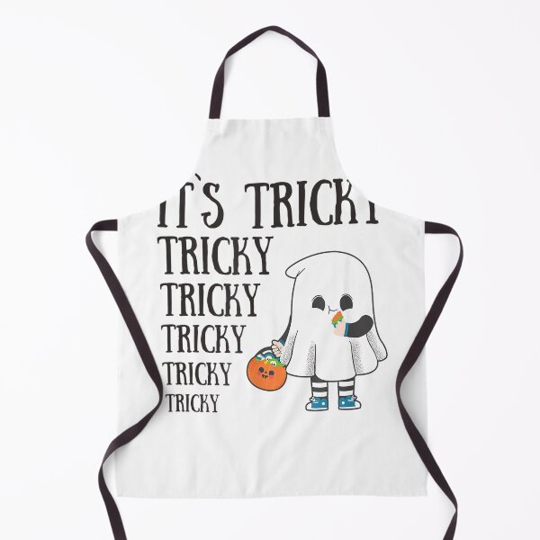 Item preview, Funny Halloween It's Tricky Ghost Spooky Season Man Woman T-Shirt designed and sold by Magoya Store ⭐⭐⭐⭐⭐.