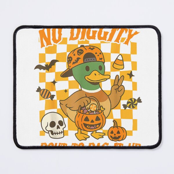 Item preview, Halloween Mallard Duck Spooky No Diggity Bout to Bag Its Up T-Shirt designed and sold by JJLetterDesigns.