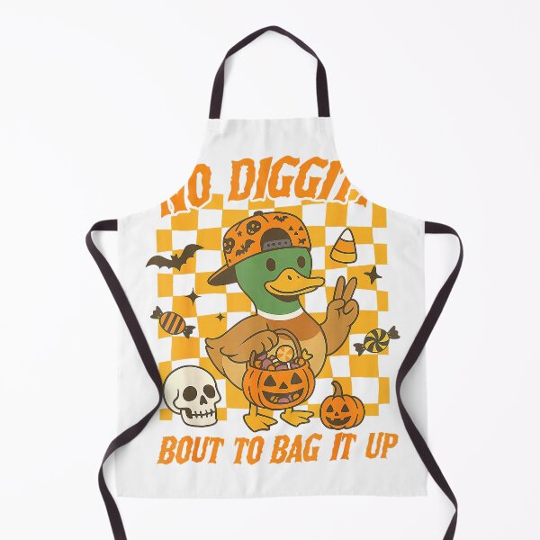 Item preview, Halloween Mallard Duck Spooky No Diggity Bout to Bag Its Up T-Shirt designed and sold by JJLetterDesigns.