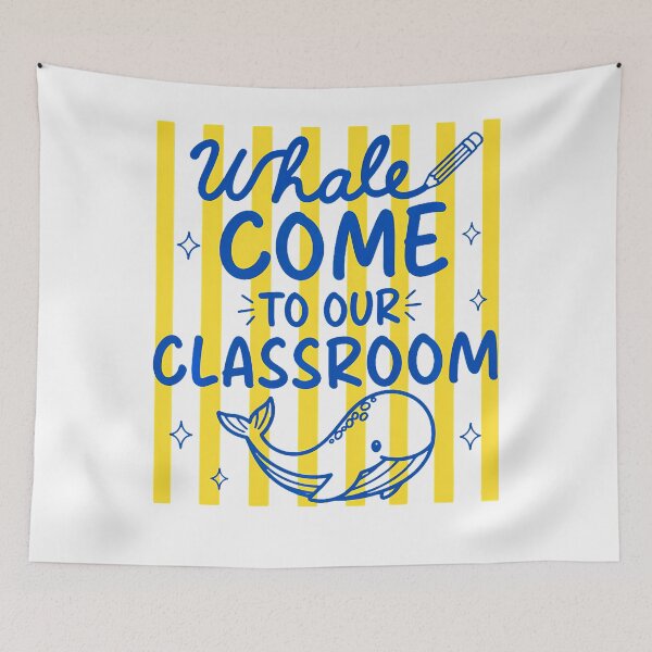 Item preview, Whale Come To Our Classroom Cute Whale Back To School designed and sold by Trippy-Toad.