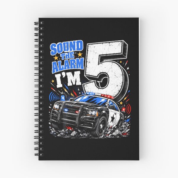 Item preview, 5Th Birthday Police Car Police Officer 5 Year Old Boy Gifts designed and sold by Trippy-Toad.