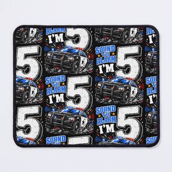 Item preview, 5Th Birthday Police Car Police Officer 5 Year Old Boy Gifts designed and sold by Trippy-Toad.