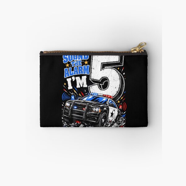 Item preview, 5Th Birthday Police Car Police Officer 5 Year Old Boy Gifts designed and sold by Trippy-Toad.