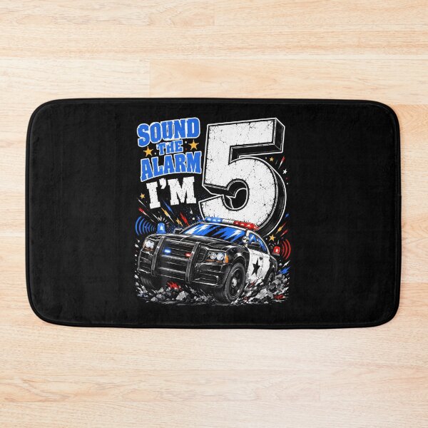 Item preview, 5Th Birthday Police Car Police Officer 5 Year Old Boy Gifts designed and sold by Trippy-Toad.