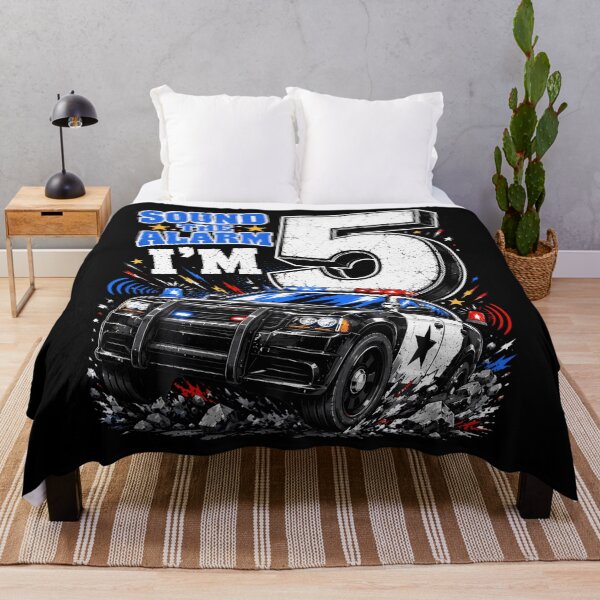 Item preview, 5Th Birthday Police Car Police Officer 5 Year Old Boy Gifts designed and sold by Trippy-Toad.