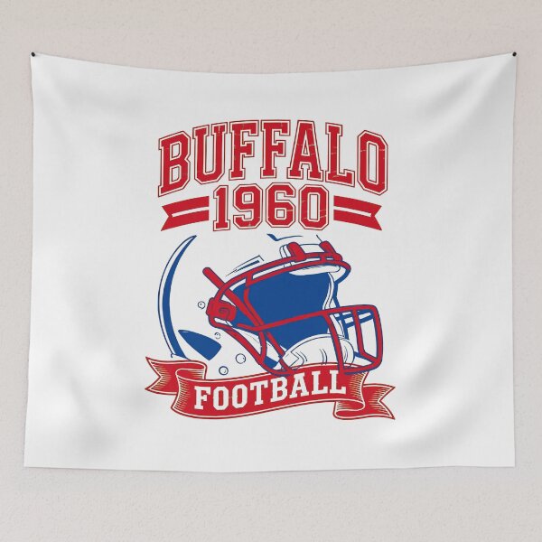 Item preview, Buffalo Football Retro Helmet Vintage Style designed and sold by JasonWolf63697.