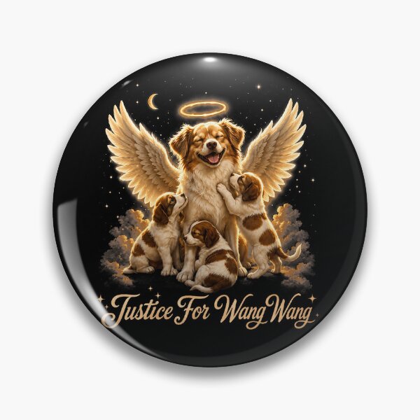 Item preview, Justice For Wang Wang And Puppies Memorial designed and sold by Trippy-Toad.