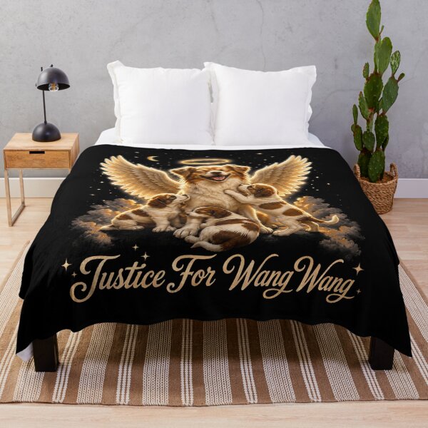 Item preview, Justice For Wang Wang And Puppies Memorial designed and sold by Trippy-Toad.