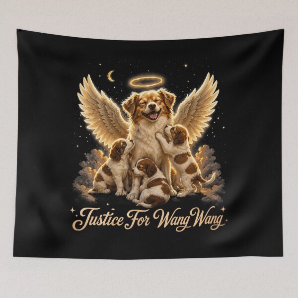 Item preview, Justice For Wang Wang And Puppies Memorial designed and sold by Trippy-Toad.