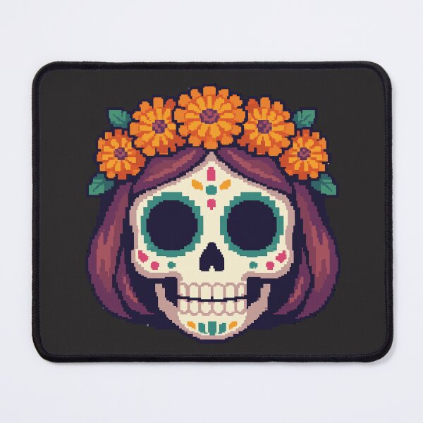 Item preview, PixelBruja Catrina — Dia de los Muertos Pixel Art Sticker designed and sold by PixelBrujeria.