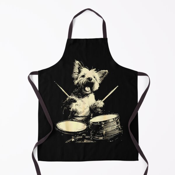 Item preview, Cute Maltese Playing Drums Funny Music Dog Drummer designed and sold by AllanMah.