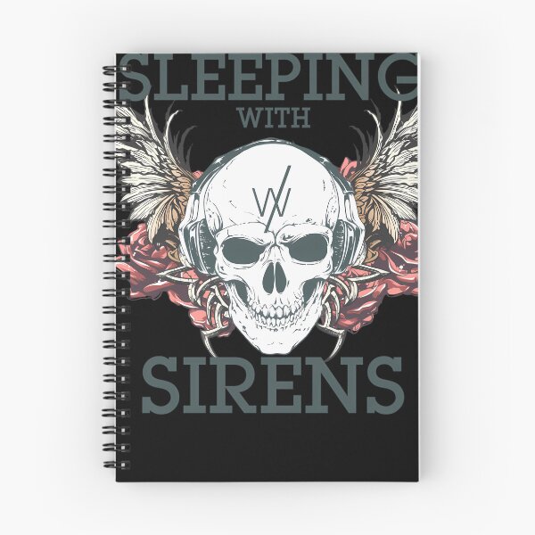Item preview, Sleeping With Sirens Grunge Skull With Wings And Roses designed and sold by Cansow.