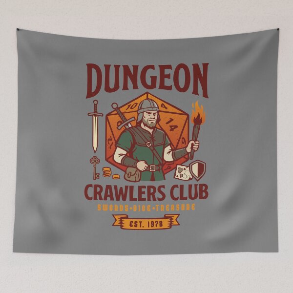 Item preview, Dungeon Crawlers Club designed and sold by CamaleonDesigns.