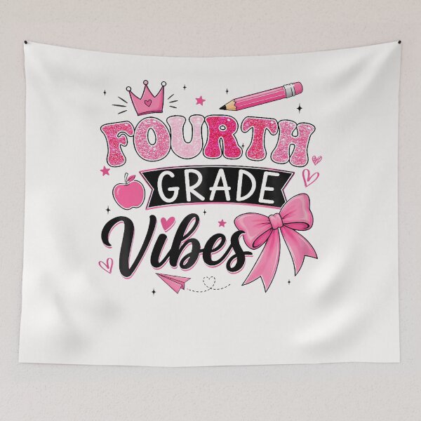 Item preview, 4Th Grade Vibes Girls Fourth Grade Back To School designed and sold by Trippy-Toad.