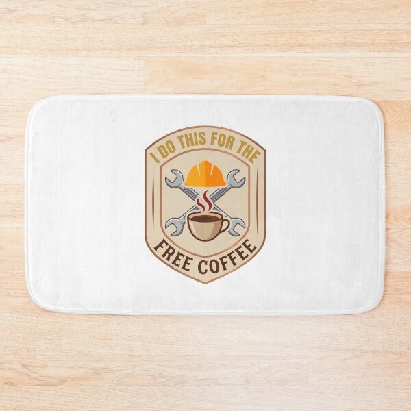 Item preview, Labor Day Shield Coffee Shirt - I Do This For The Free Coffee Tee designed and sold by relso.