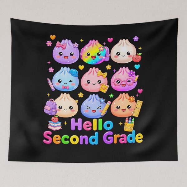 Item preview, Hello Second Grade Teacher First Day Of 2Nd Grade Dumpling designed and sold by Trippy-Toad.
