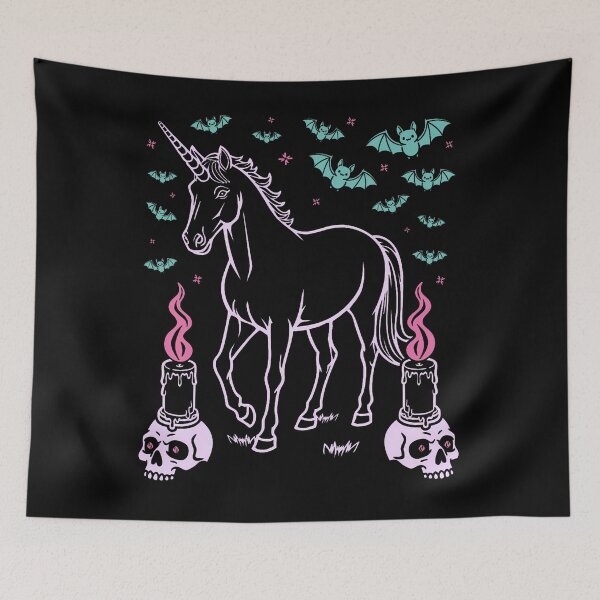 Item preview, Goth Unicorn Gothic Unicorn - Unicorn Kawaii Pastel Goth designed and sold by Trippy-Toad.