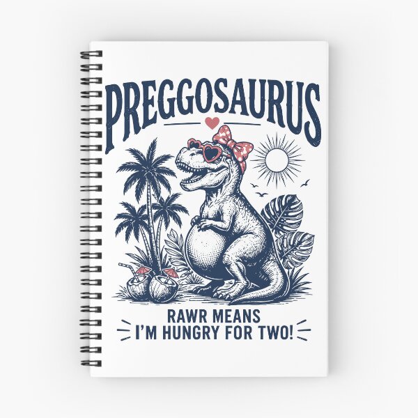 Item preview, Preggosaurus Funny Dinosaur Pregnant Humor designed and sold by gordonbwyashop.