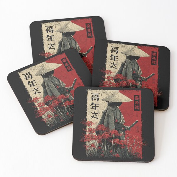 Item preview, Samurai Warrior Red Spider Lily Flower Anime Otaku Japanese designed and sold by KoreyChelsi.